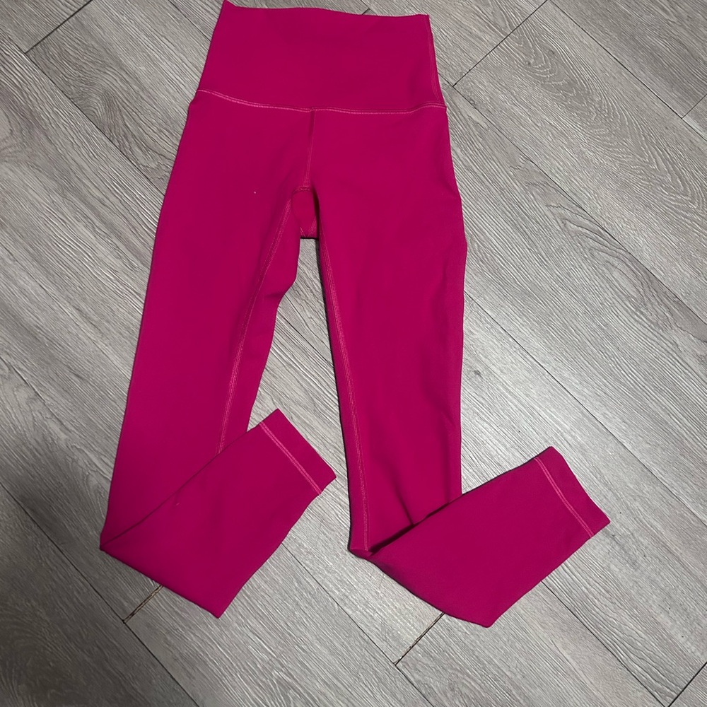lululemon athletica Bright Pink High-Rise Leggings